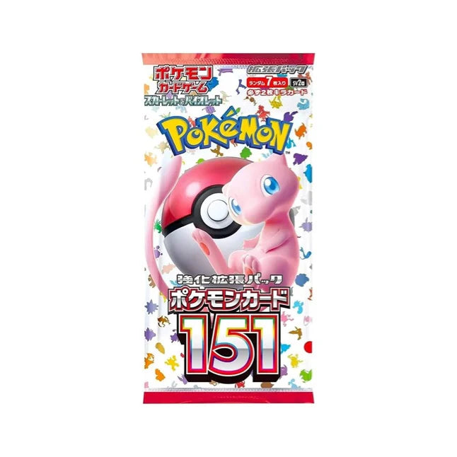 Unleash your inner collector with the 151 Collection Booster Pack! This pack includes 7 unique and rare cards, each with its own special Japanese flair. Expand your collection and your horizons with this must-have pack.