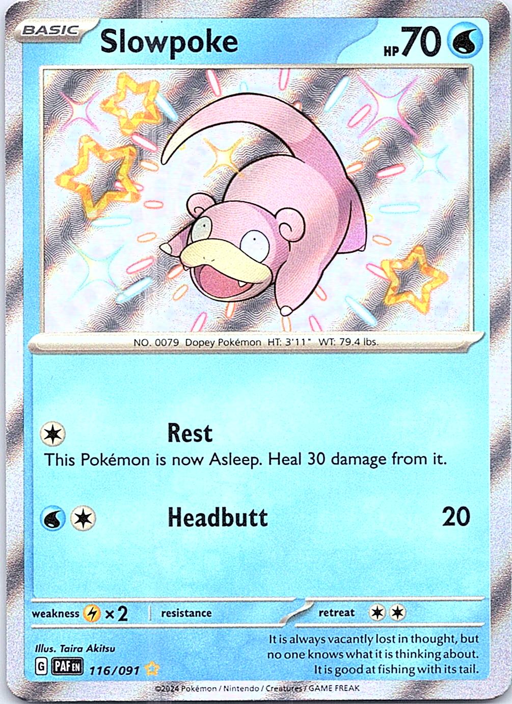 SV: Paldean Fates Slowpoke #116/091