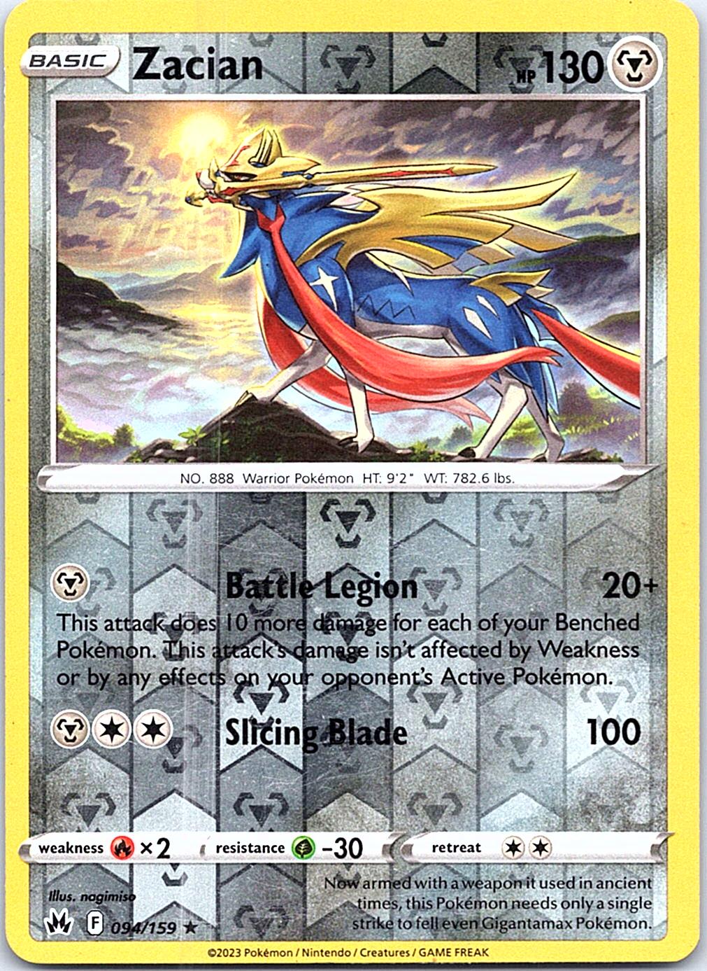 Crown Zenith Zacian #094/159