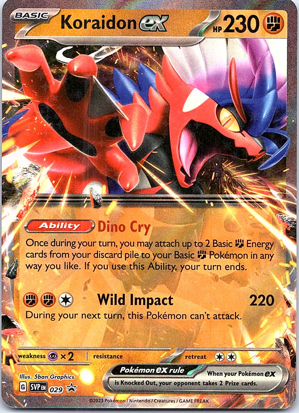 SV: Scarlet & Violet Promo Cards Koraidon ex #029