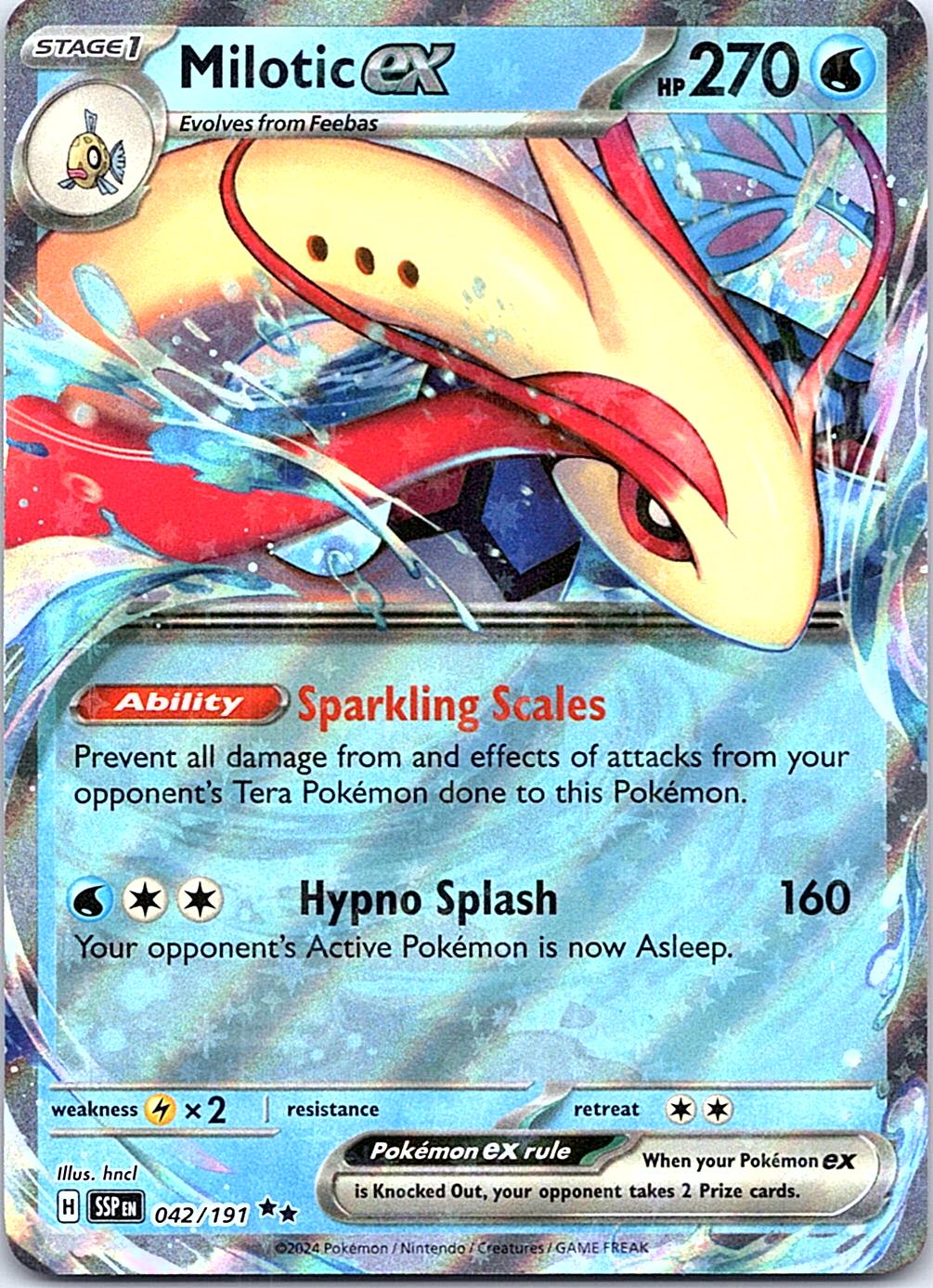 SV08: Scarlet & Violet Surging Sparks Milotic ex #42/191