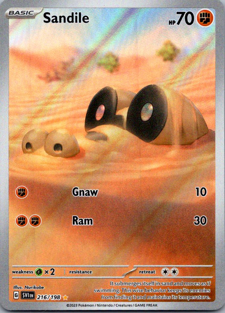 SV01: Scarlet & Violet Base Set Sandile #216/198