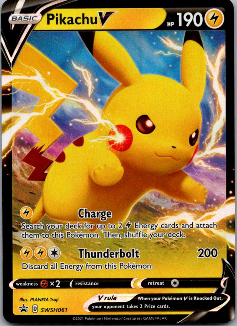 SWSH: Sword & Shield Promo Cards Pikachu V #SWSH061