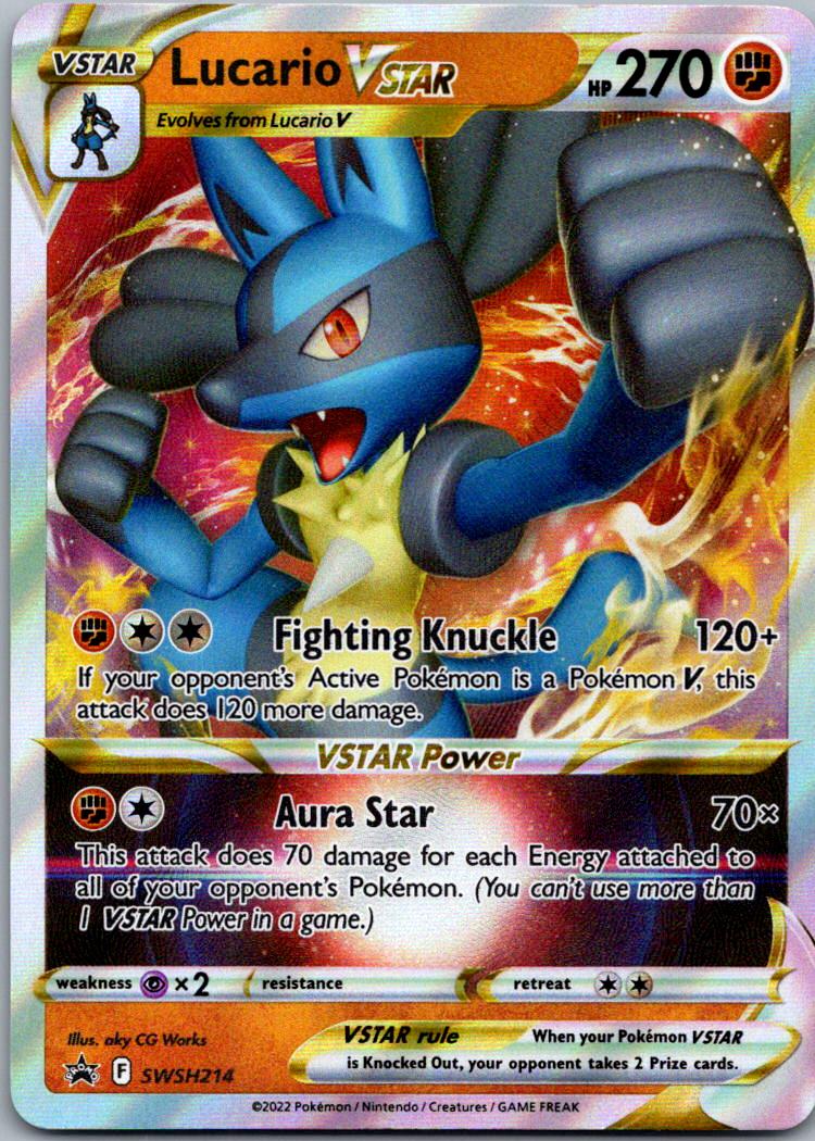 SWSH: Sword & Shield Promo Cards Lucario VSTAR #SWSH214