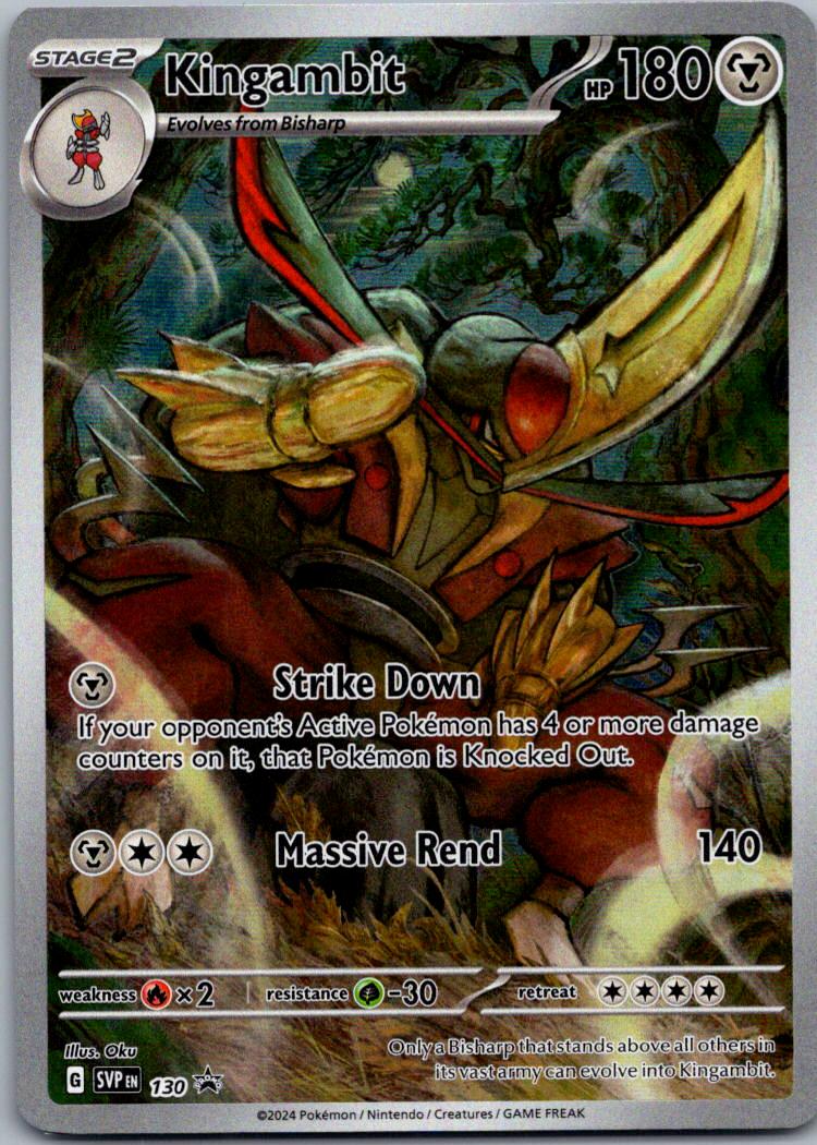 SV: Scarlet & Violet Promo Cards Kingambit #130 Promo