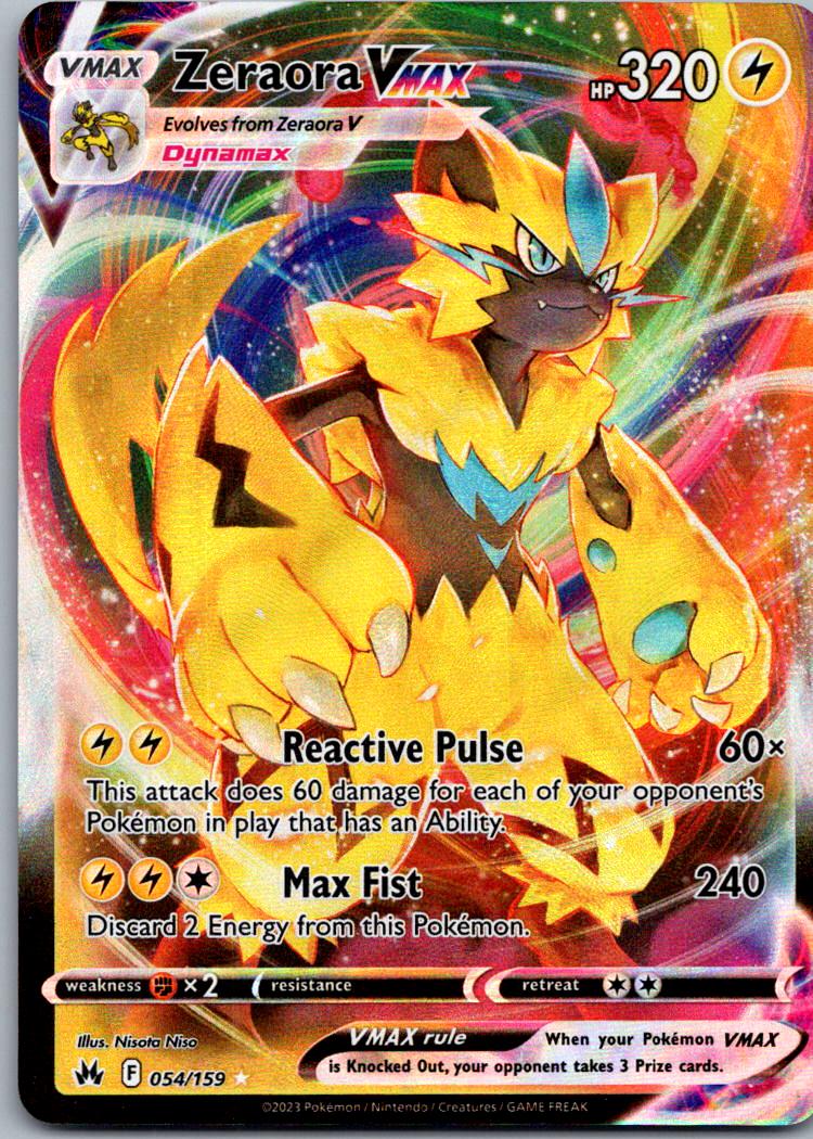 Crown Zenith Zeraora VMAX #054/159