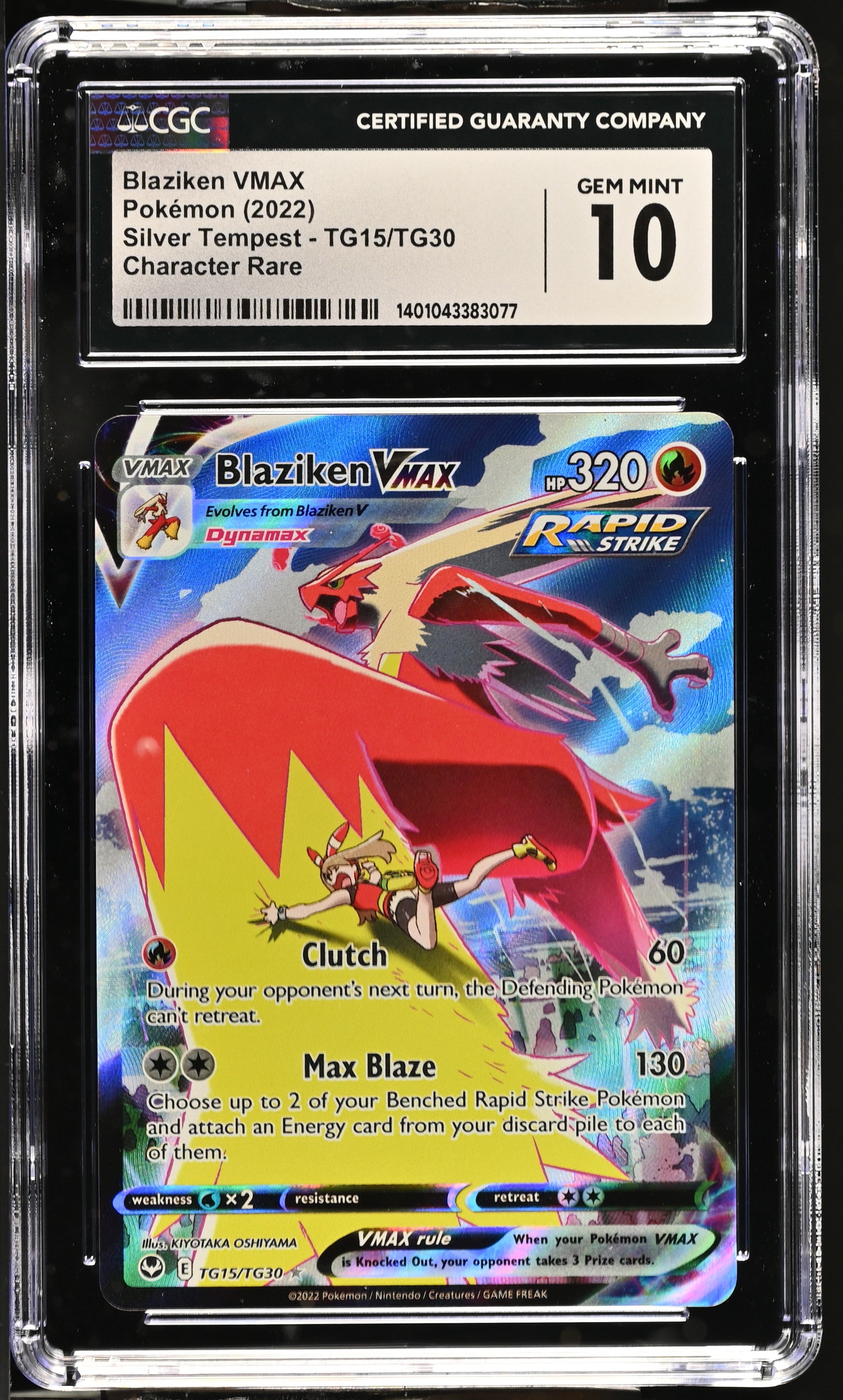 Card Name: Blaziken VMAX

Card Variation:

Set: 2022 Silver Tempest

Card #: #TG15/TG30

Please check out our other listings for more great Pokémon cards.